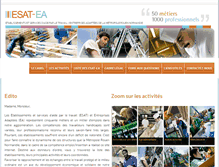 Tablet Screenshot of esat-ea.fr